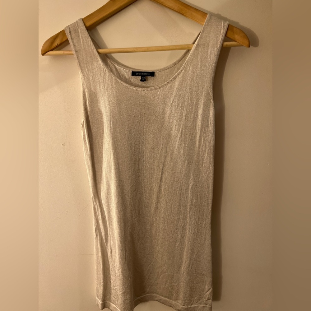 Lafayette 148 Sparkly Tank Top XS